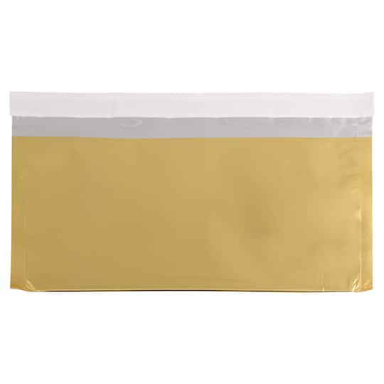 JAM Paper 4" x 9.5" Foil Business Envelopes